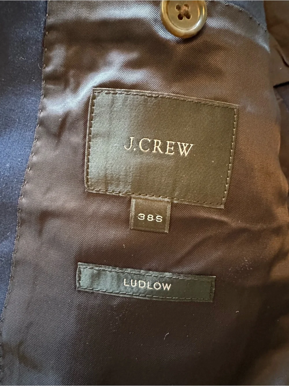 J. Crew Men's Ludlow Navy Blazer